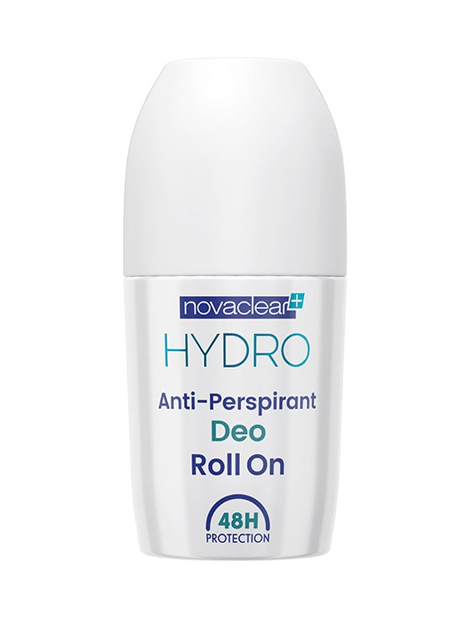 novaclear Hydro Anti Perspirant Deo Roll On White 50ml - Image 3