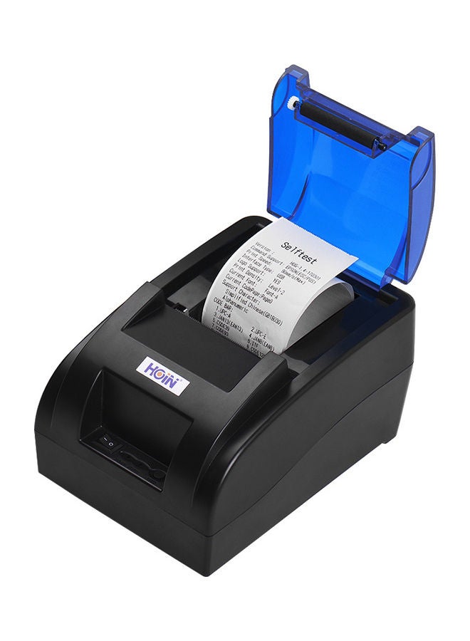 HOIN Portable 58mm Thermal Receipt Printer with BT and USB Interface Black  - Image 4