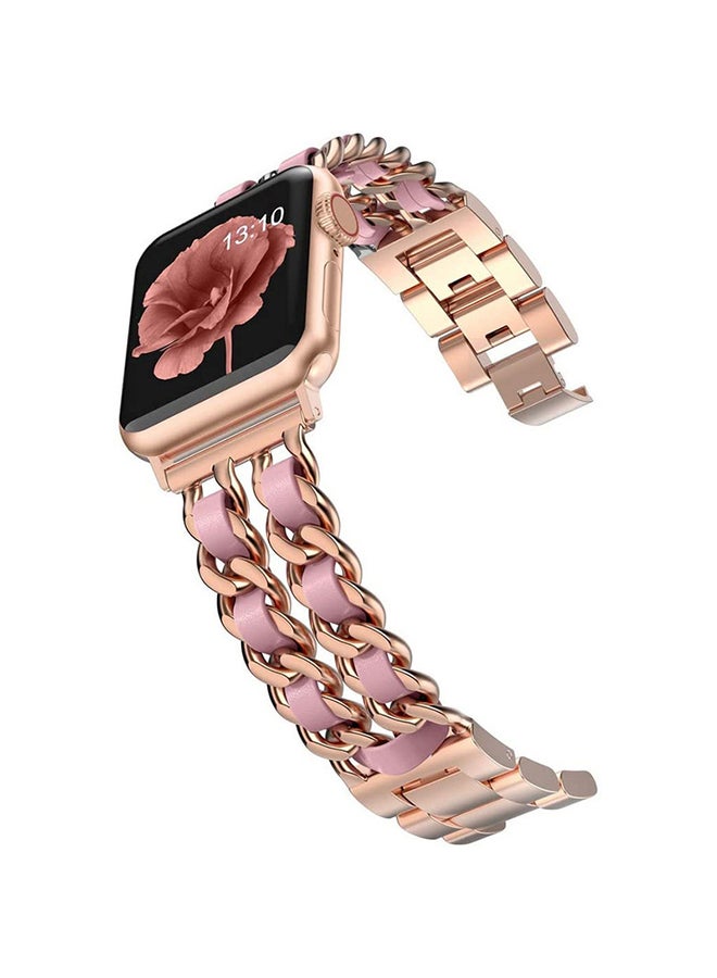 FITME - Metal Leather Bracelet for Apple Watch 38/40/41mm - Image 1
