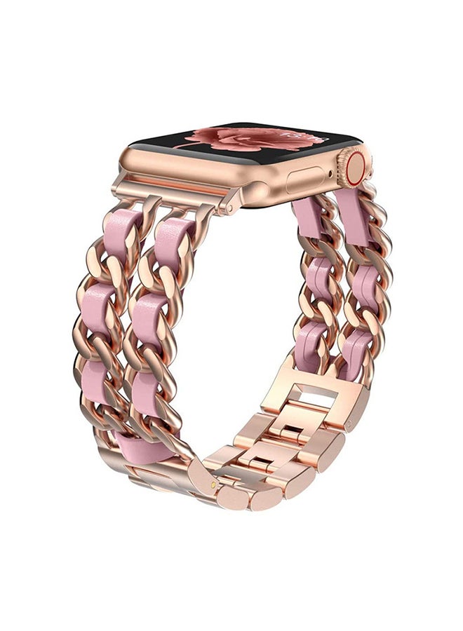 FITME - Metal Leather Bracelet for Apple Watch 38/40/41mm - Image 1