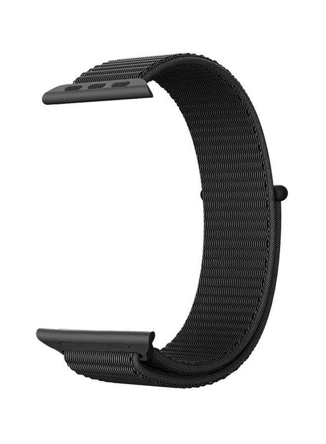 FITME - Nylon Band For Apple Watch 42/44/45/49 mm Black - Image 1