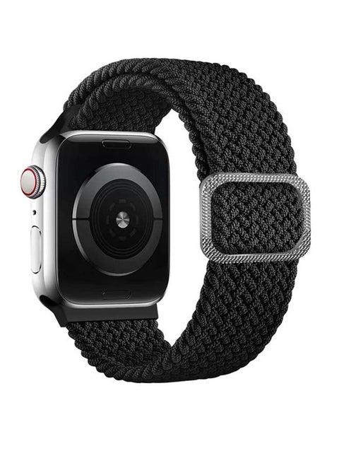 Woven Fabric Band for Apple Watch 38/40/41mm Black