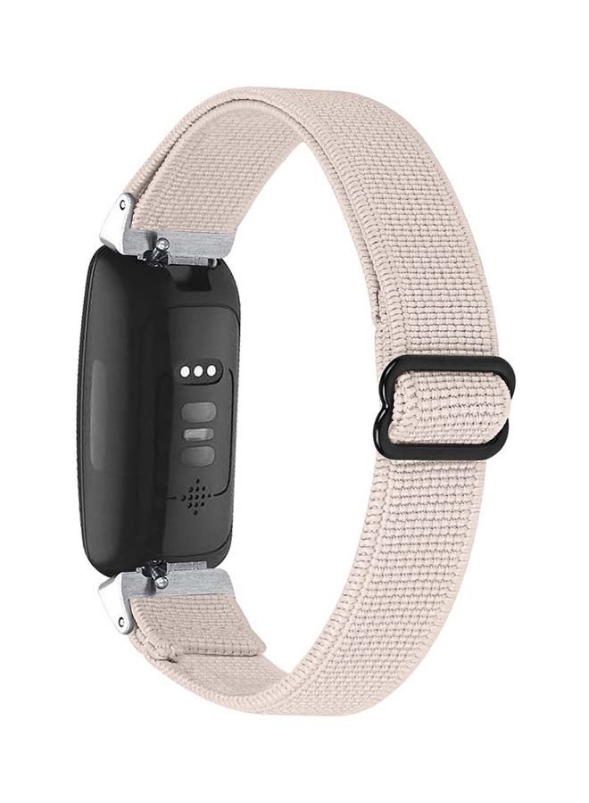 FITME Nylon Replacement Band For Fitbit Inspire 2 Beige  - Image 1