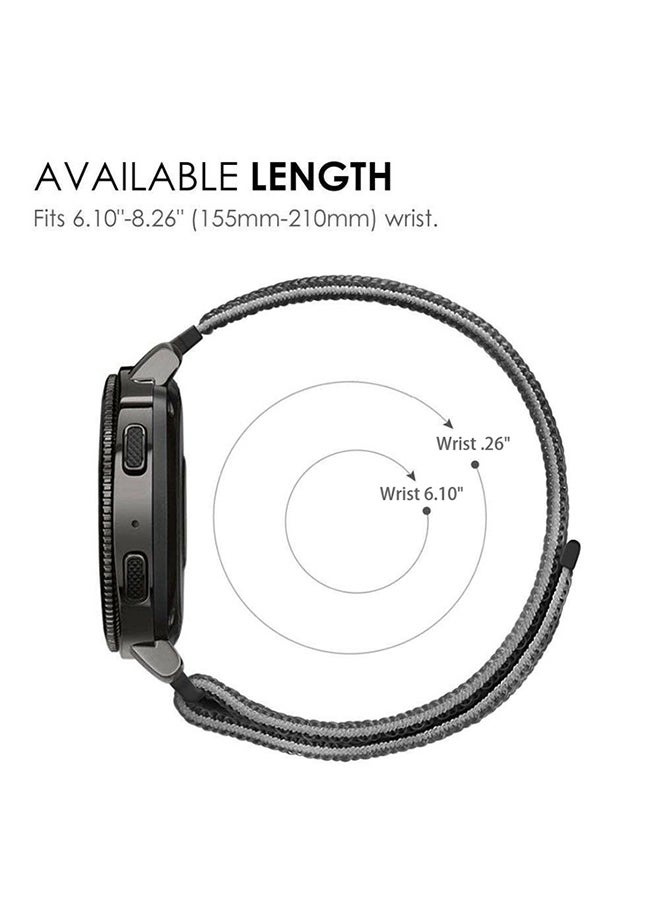 FITME Nylon Loop Replacement  Band For 20mm Watches Black - Image 4