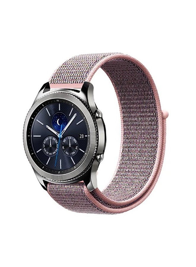 FITME Nylon Loop Replacement  Band For 22mm Watches Pink  - Image 3