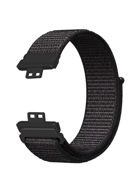 Nylon Replacement  Band For Huawei Watch Fit Black