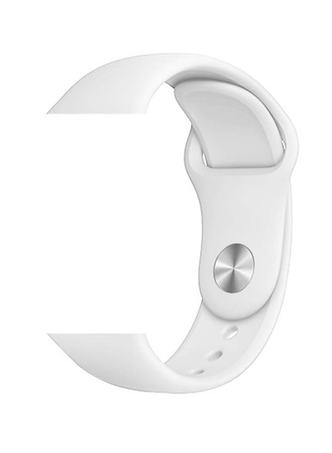 FITME - 2-Piece Silicone band for Apple Watch 42/44/45/49 mm Small/Large White - Image 1