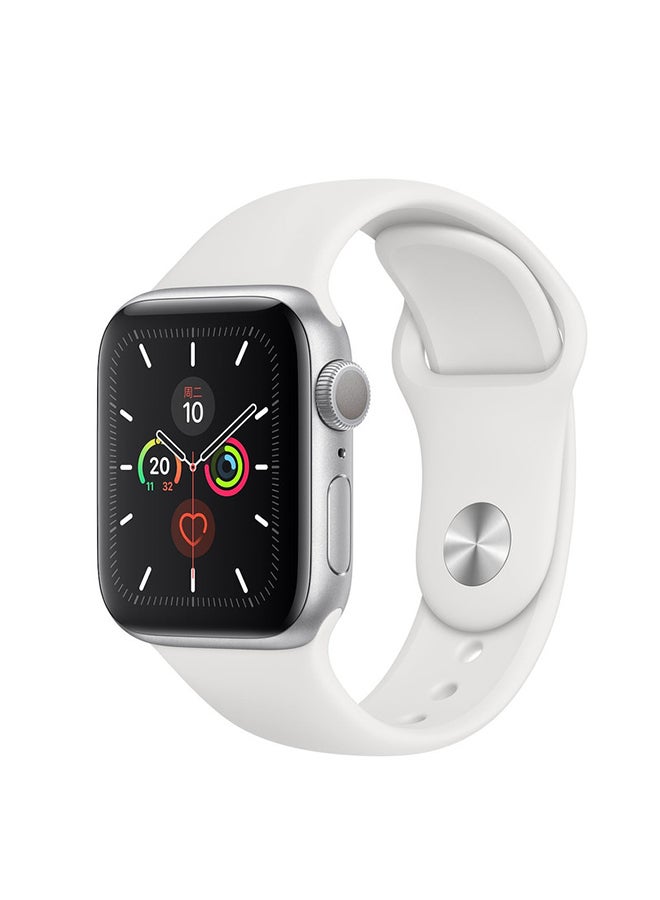 FITME - 2-Piece Silicone band for Apple Watch 42/44/45/49 mm Small/Large White - Image 1