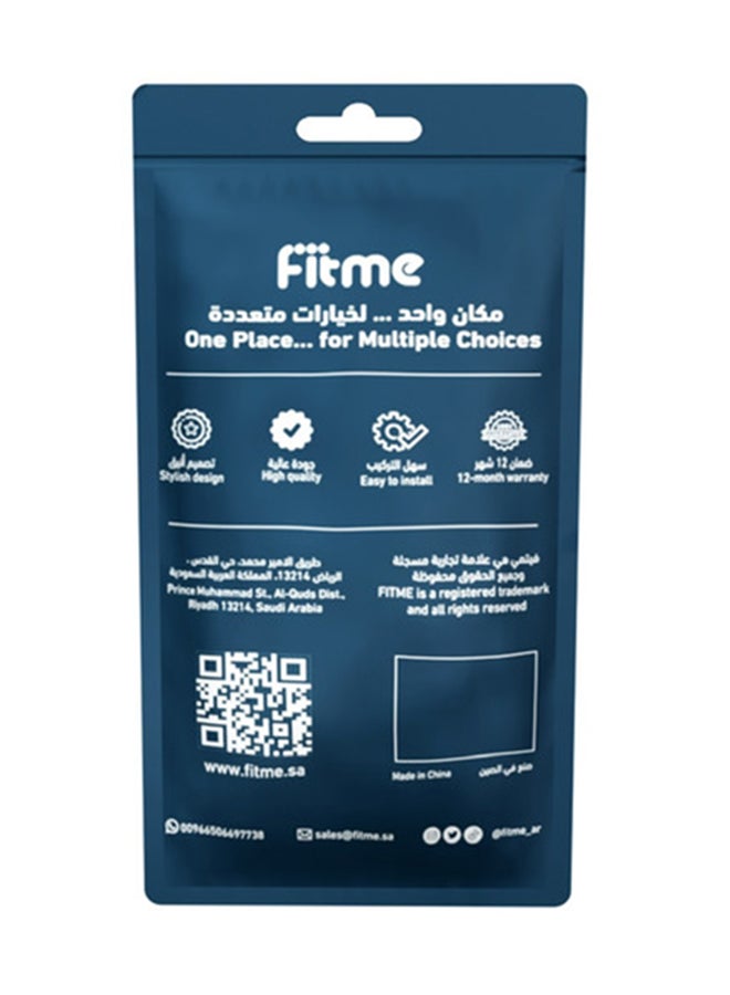 FITME - 2-Piece Silicone band for Apple Watch 42/44/45/49 mm Small/Large White - Image 1