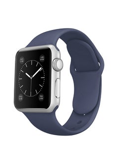 FITME 2-Piece Silicone band for Apple Watch 42/44/45/49 mm Small/Large Dark Blue  - Image 3