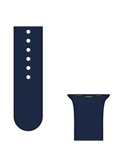 FITME 2-Piece Silicone band for Apple Watch 42/44/45/49 mm Small/Large Dark Blue  - Image 5