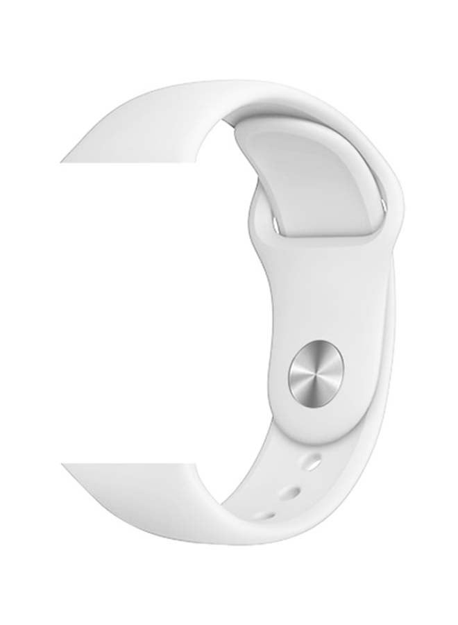 FITME - 2-Piece Silicone band for Apple Watch 38/40/41mm Small/Large White - Image 1