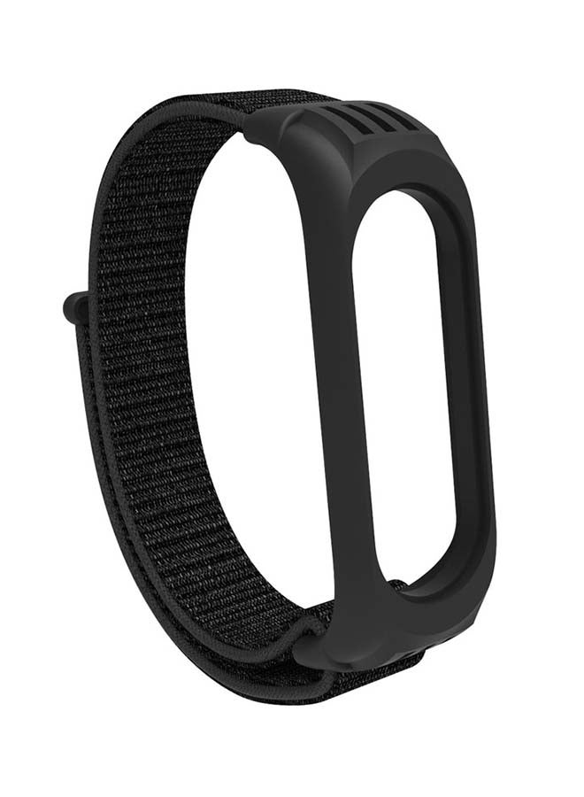 FITME Nylon Replacement Band For Xiaomi Mi Band 5/6 Dark Black - Image 1