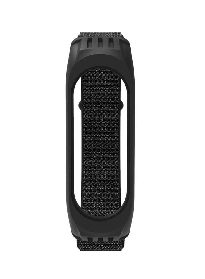FITME Nylon Replacement Band For Xiaomi Mi Band 5/6 Dark Black - Image 3