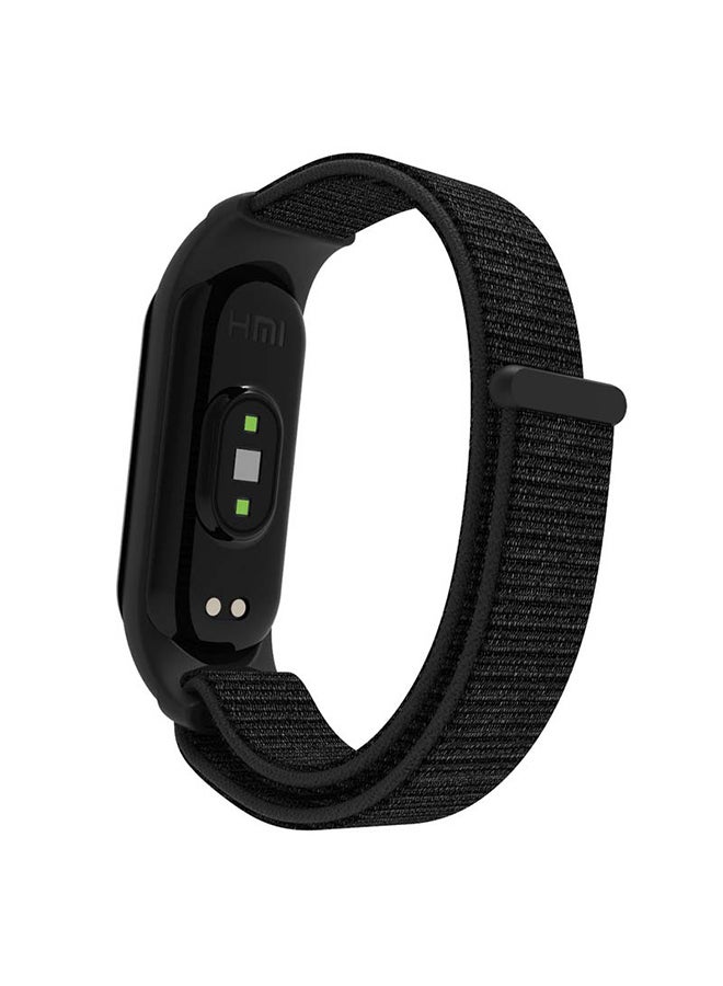 FITME Nylon Replacement Band For Xiaomi Mi Band 5/6 Dark Black - Image 4