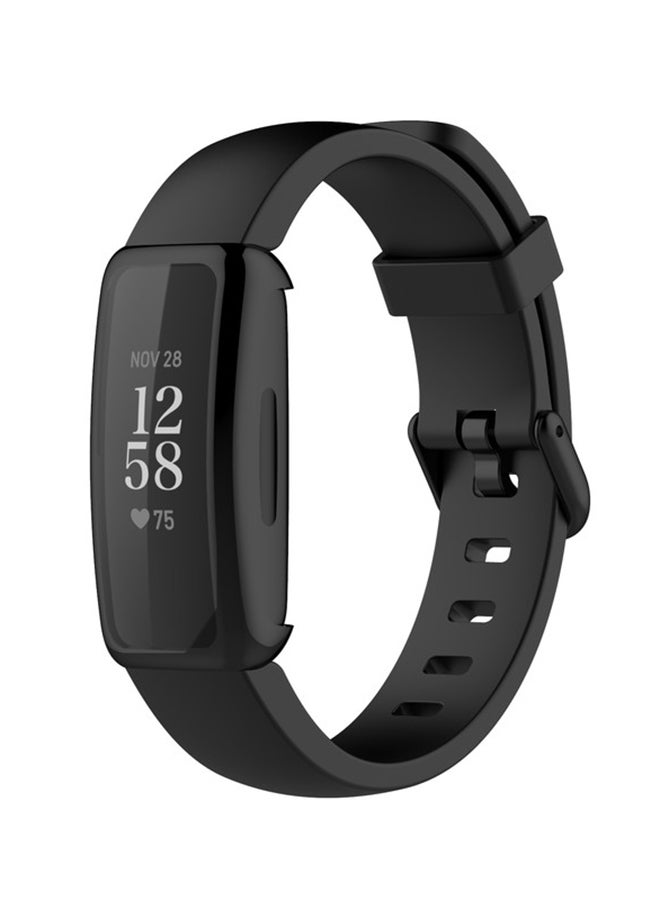FITME 3-Piece Screen Protector Set For Fitbit Inspire 2 Black/Rose Gold/Silver  - Image 4