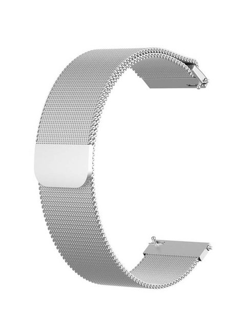 Milanese Replacement  Band For 22mm Watches Silver
