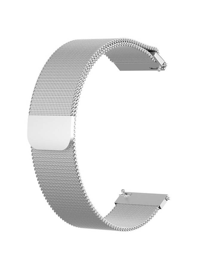 FITME - Milanese Replacement  Band For 22mm Watches Silver - Image 1