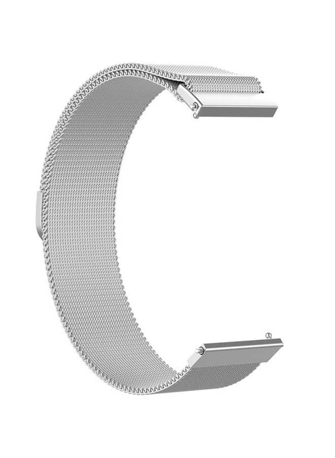 FITME - Milanese Replacement  Band For 22mm Watches Silver - Image 1