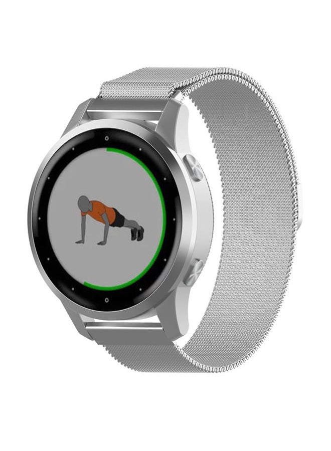 FITME - Milanese Replacement  Band For 22mm Watches Silver - Image 1