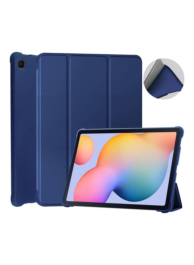 Protective Smart Flip Case And Cover For Tab S6 Lite p610/615 Blue - Image 1