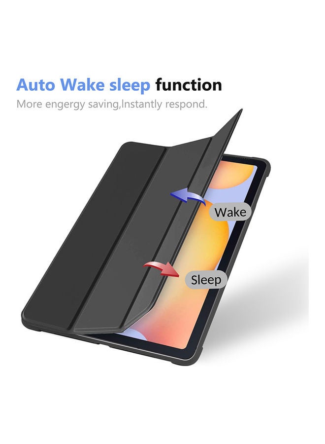 Generic - Protective Smart Flip Case And Cover For Tab S6 Lite p610/615 Black - Image 1
