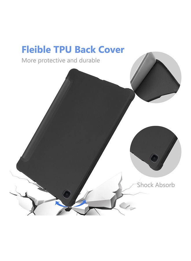 Generic - Protective Smart Flip Case And Cover For Tab S6 Lite p610/615 Black - Image 1