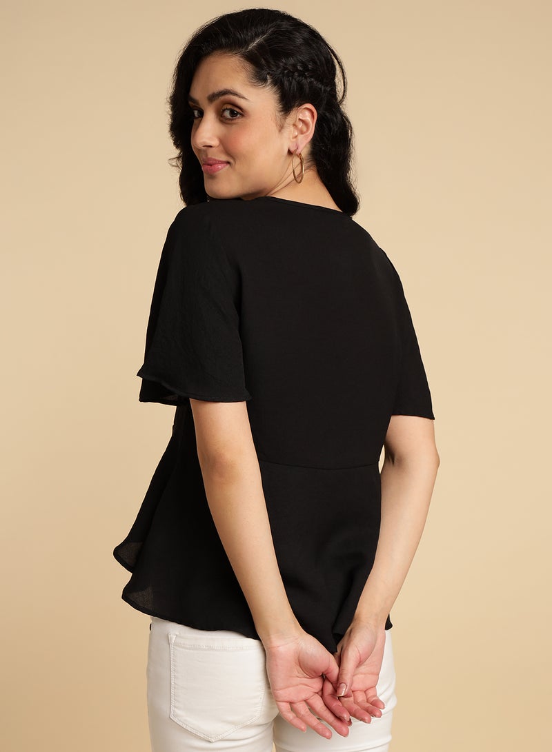 Comfortable Stylish Top Black
