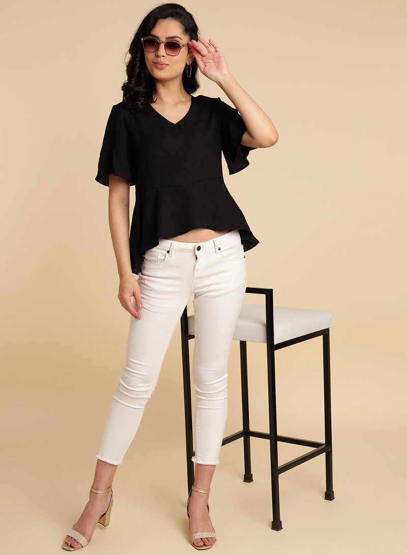 Comfortable Stylish Top Black