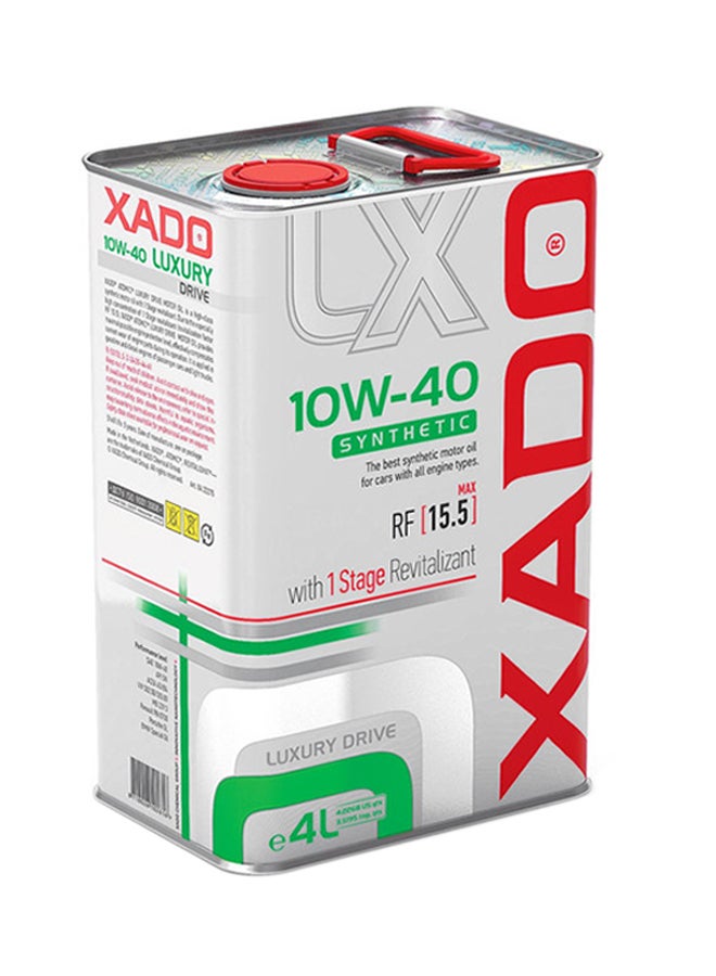 Engine Oil 10W-40 Fully Synthetic For Luxury Cars 4L With Ceramic Metal Conditioner