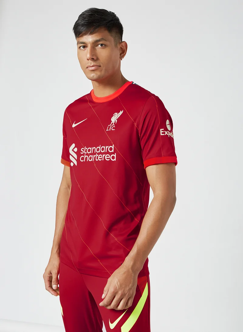 Nike Liverpool FC 2021/22 Stadium Home Football Jersey Red