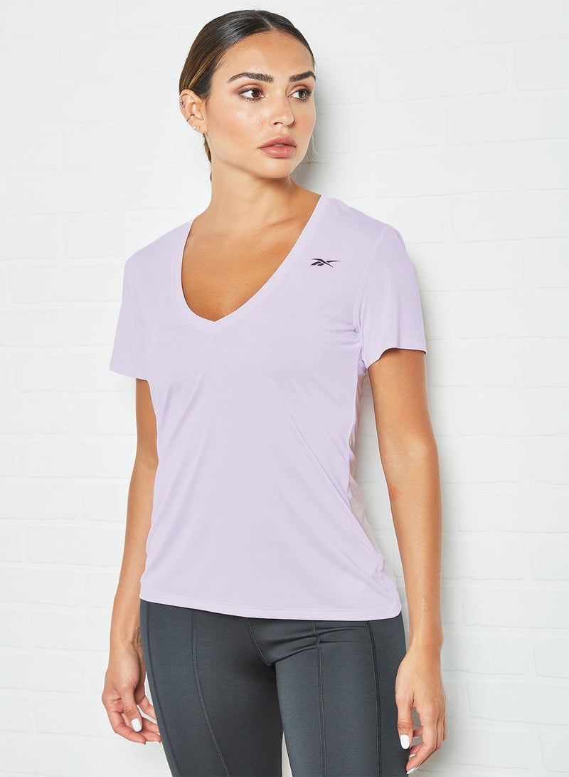 Reebok Activchill Athletic Training T-Shirt Lilac  - Image 1