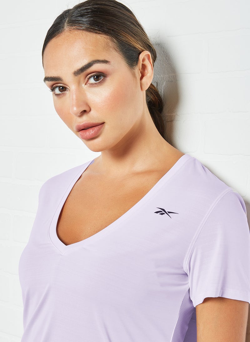 Reebok Activchill Athletic Training T-Shirt Lilac  - Image 2