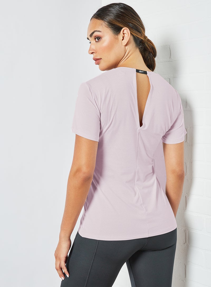 Reebok Activchill Athletic Training T-Shirt Lilac  - Image 4