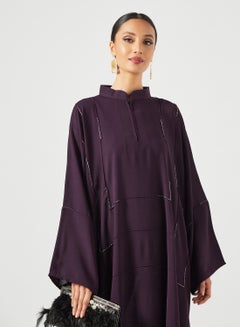 Casual Stylish Abaya Purple - v1630932310/N48968309V_2