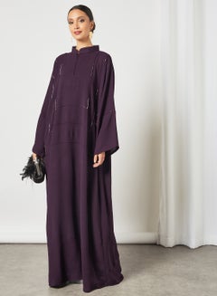 Casual Stylish Abaya Purple - v1630932311/N48968309V_1