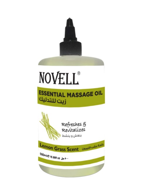 Lemon Grass Organic Massage Oil Yellow 500ml
