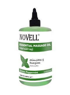 NOVELL Peppermint Organic Massage Oil Green 500ml 