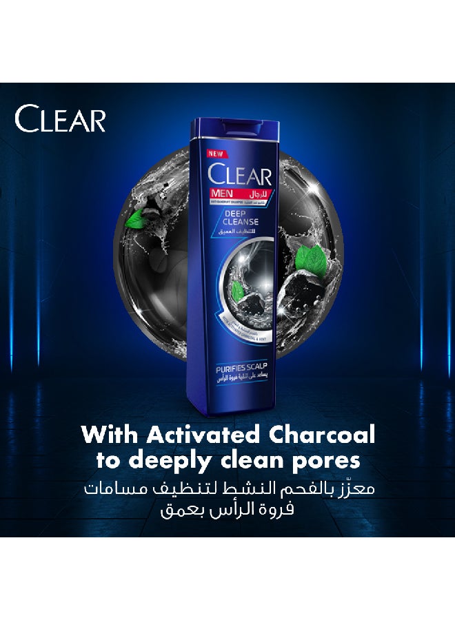 CLEAR Anti Dandruff Shampoo With Charcoal & Mint for Men 600 ml - Image 5