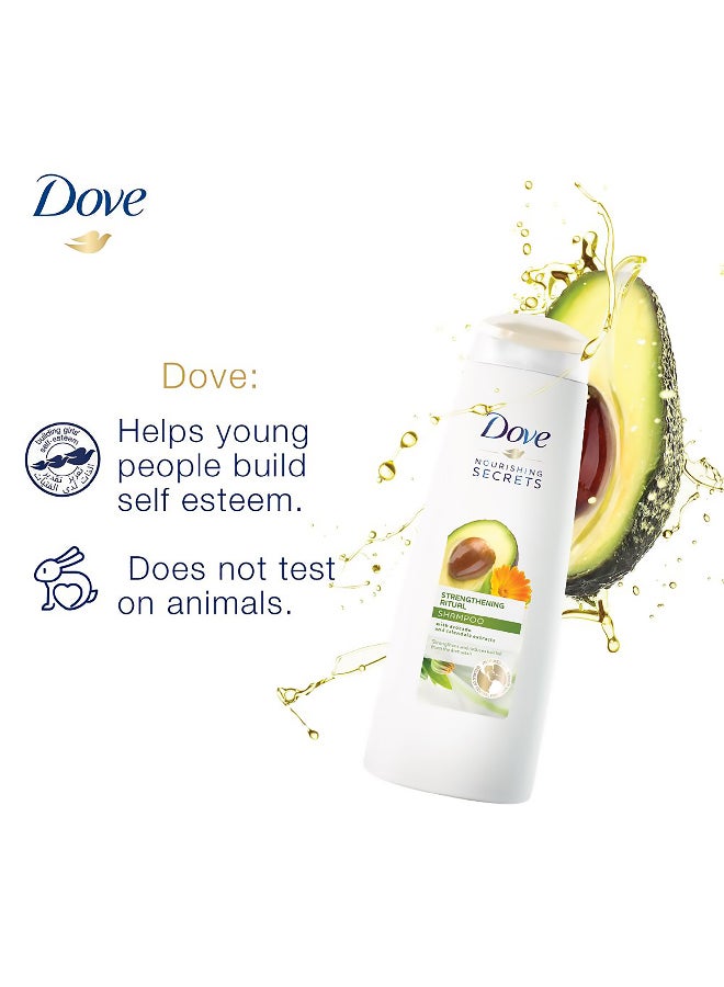 Dove - Shampoo Avocado Strength With Nourishing, Extracts Of Avocado Oil And Calendula 400ml - Image 1