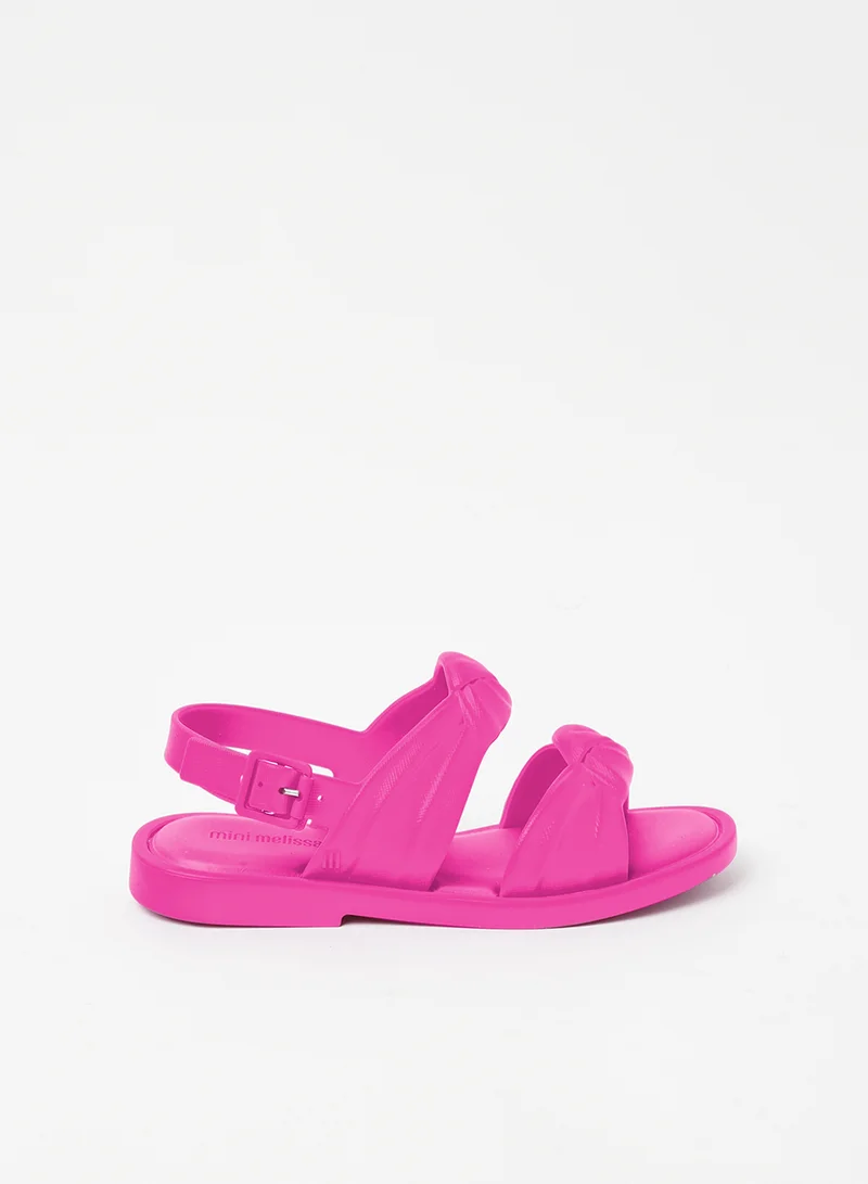 ميني ميليسا صندل مزين بعقدة للأطفال. Pink