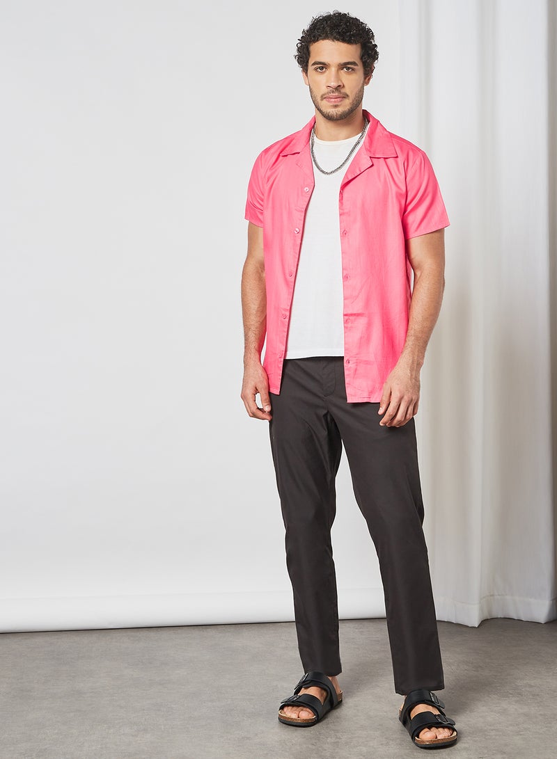 Casual Collared Shirt Pink - v1630933436/N45026738V_2