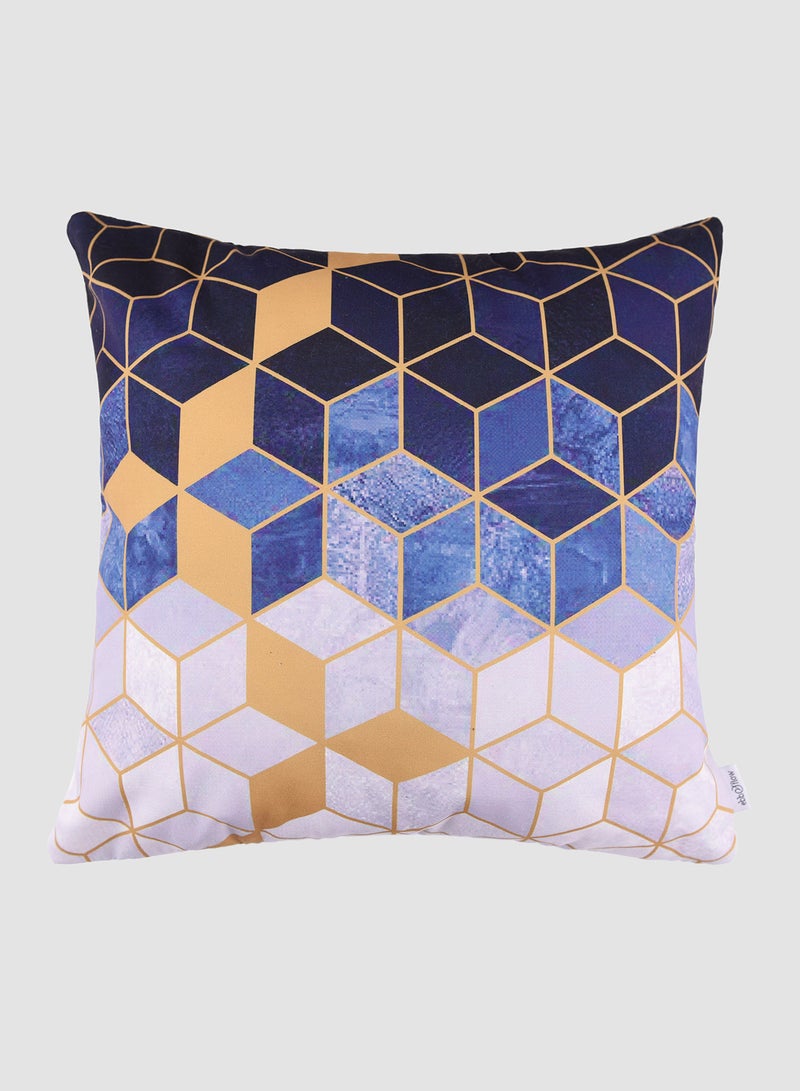 ebb & flow Printed Cushion, Unique Luxury Quality Decor Items for the Perfect Stylish Home Multicolour CUS265 45 x 45cm  - Image 1