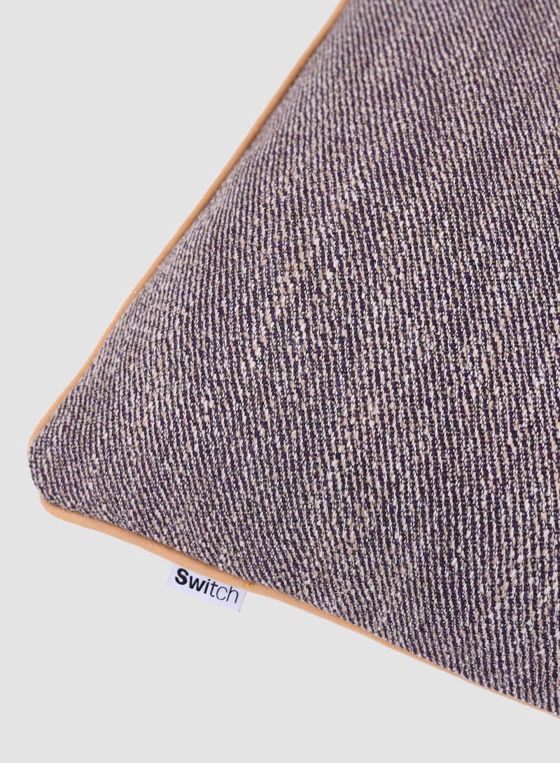 Switch Woven Faux linen Cushion, Unique Luxury Quality Decor Items for the Perfect Stylish Home Brown  - Image 3