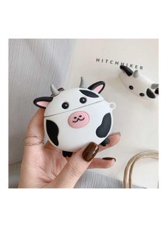 Cow Shaped Bluetooth Headphone Protective Case For Apple AirPods 1/2 Gen Multicolour