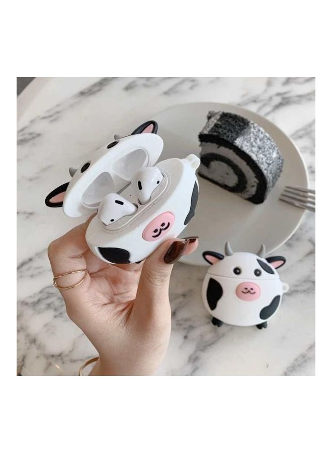 BGM - Cow Shaped Bluetooth Headphone Protective Case For Apple AirPods 1/2 Gen Multicolour - Image 1