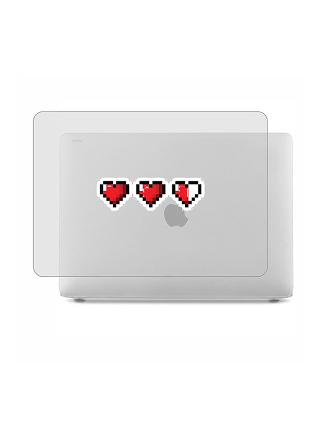 Theodor 2-Piece Protective Hardshell Rubberized Case Cover For MacBook Air Silver - Image 1