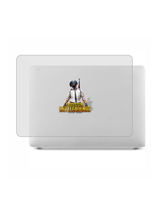 Theodor 2-Piece Protective Hardshell Rubberized Case Cover For MacBook Air Silver - Image 1