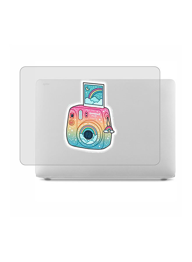 Theodor 2-Piece Protective Hardshell Rubberized Case Cover For MacBook Air Silver - Image 1