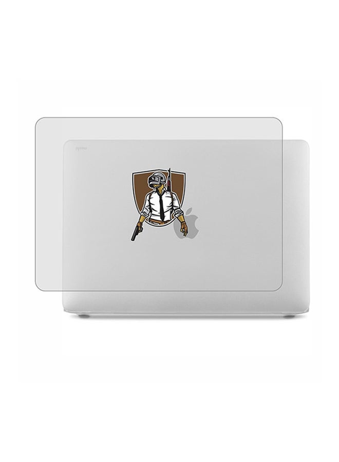 Theodor 2-Piece Protective Hardshell Rubberized Case Cover For MacBook Air Silver - Image 1